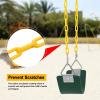 imageAGPTEK Green Swing Set Bundle with 1 Pack Green Swing Seat Replacement