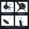 imageAGPTEK HandsFree Call Center Noise Cancelling Corded Monaural Headset Headphone for Desk Telephone with 4Pin RJ9 Crystal Head