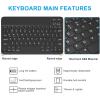 imageAGPTEK Keyboard Case for Amazon Fire Max 11 13th Generation 2023 Release PU Leather Cover with Removable Wireless Bluetooth Keyboard and Auto WakeSleepBlack