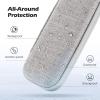imageAGPTEK Pencil Case Holder Compatible with Apple Pencil Stylus iPad Pro Pen Pencil Samsung Huawei Apple Pen Accessories USB Cable Earphone Fountain PenGray