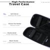 imageAGPTEK Pencil Case Holder Compatible with Apple Pencil Stylus iPad Pro Pen Pencil Samsung Huawei Apple Pen Accessories USB Cable Earphone Fountain PenPurple