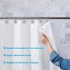 imageAGPTEK Shower Curtain Hooks 12PCS Anti Rust Decorative Resin Hooks for Bathroom Baby Room Bedroom Living Room Decor White Rose