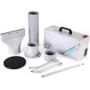 imageAGPTEK Spray Booth Airbrush Spray Booth Kit with 3 LED Light Tubes Turn Table and Exhaust Extension Hose Portable Airbrush Spray Booth for Painting Crafts Nails Art Cakes TShirts and Hobby