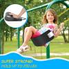 imageAGPTEK Swing Seat 304 x 6 x 027 Inch Yard Swing for Kids ampamp Adults with Metal Triangle Ring  Yellow 113KG 250LB Weight LimitBlack