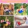 imageAGPTEK Swing Seat 304 x 6 x 027 Inch Yard Swing for Kids ampamp Adults with Metal Triangle Ring  Yellow 113KG 250LB Weight LimitLight Pink