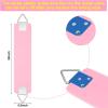 imageAGPTEK Swing Seat 304 x 6 x 027 Inch Yard Swing for Kids ampamp Adults with Metal Triangle Ring  Yellow 113KG 250LB Weight LimitLight Pink