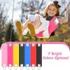 imageAGPTEK Swing Seat 304 x 6 x 027 Inch Yard Swing for Kids ampamp Adults with Metal Triangle Ring  Yellow 113KG 250LB Weight LimitPink