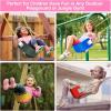 imageAGPTEK Swing Seat 304 x 6 x 027 Inch Yard Swing for Kids ampamp Adults with Metal Triangle Ring  Yellow 113KG 250LB Weight LimitPink