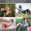 imageAGPTEK Swing Seat 304 x 6 x 027 Inch Yard Swing for Kids ampamp Adults with Metal Triangle Ring  Yellow 113KG 250LB Weight LimitYellow