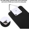 imageAGPTEK Swing Set Seat with 66 Inch AntiRust Chains Thermoplastic Coated Support 250lb Cushion Accessories Replacement with Snap Hooks for Outdoors Playground Jungle ampamp Gym  BlackBlack