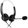 imageAGPTEK USB Stereo Binaural Headset Corded Call Center Headphone with NoiseCanceling Mic and Volume Control  for Phone Sales Telephone Counseling Services Insurance Hospitals Telecom Operators
