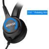 imageAGPTEK USB Stereo Binaural Headset Corded Call Center Headphone with NoiseCanceling Mic and Volume Control  for Phone Sales Telephone Counseling Services Insurance Hospitals Telecom Operators