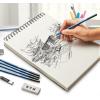 imageAGPtEK Sketch Book Art Drawing Pad 9 X 12 100 Sheets 60lb100g 2 PackTop SpiralBound