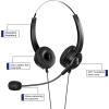 imageAGPtEK Upgraded Call Center Phone Corded Telephone with Binaural Headset ampamp Dialpad for House Call Center Office  Noise Cancellation