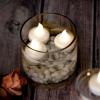 imageAGPtek 12 PCS Floating Candles Waterproof Tea Light Candles Battery Operated Flameless Floating Candles for Centerpieces Wedding Party Decoration  Warm White