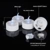 imageAGPtek 24 PCS LED Tealights BatteryOperated flameless Candles Lights For Wedding Birthday Party  White