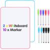 imageRuled Dry Erase Lapboard with Markers Kids Lined Board for Learning Writing Double Sided9 X12 in
