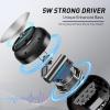 imageShower Radio Speaker with Bluetooth 50 AGPTEK Waterproof Wireless Bathroom FM with Suction Cup 12H Long Playback Time Lanyard LCD Screen Display Handsfree Calling Storage Card Playback Black