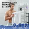 imageShower Radio Speaker with Bluetooth 50 AGPTEK Waterproof Wireless Bathroom FM with Suction Cup 12H Long Playback Time Lanyard LCD Screen Display Handsfree Calling Storage Card Playback Black