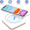imageWireless Charger 15W Max Fast AGPTEK QiCertified Metal Glass Fast Wireless Charging Pad for iPhone 131212 Pro12 Pro Max1111 Pro MaxXS MaxXRX8 Galaxy S20S10S9S8No AC AdapterWhite