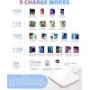 imageWireless Charger 15W Max Fast AGPTEK QiCertified Metal Glass Fast Wireless Charging Pad for iPhone 131212 Pro12 Pro Max1111 Pro MaxXS MaxXRX8 Galaxy S20S10S9S8No AC AdapterWhite