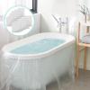 imageAGPTEK 12 Pack Disposable Bathtub Cover Liner Large Bathtub Liner Plastic Bag for Salon Household and Hotel Bath Tubs 102 x47 InchHDPE