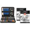 imageAGPTEK Drawing Pencil Set Bundle with 9quotX12quot Sketch Book 200 Sheets