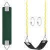 imageAGPTEK Green Swing Set Bundle with 1 Pack Black Swing Seat Replacement