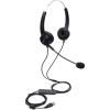 imageAGPTEK USB Stereo Binaural Headset Corded Call Center Headphone with NoiseCanceling Mic and Volume Control  for Phone Sales Telephone Counseling Services Insurance Hospitals Telecom Operators