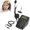 imageAGPtek Call Center Dialpad Headset Telephone with Tone Dial Key Pad ampamp REDIALBlack