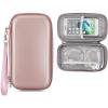 imageHard Carrying Case for Power Bank Fits for Anker PowerCore POWERADD Pilot Yoobao Power Bank AGPTEK Shockproof Pouch for External Battery Rose Gold