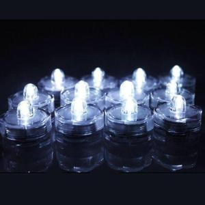 imageAGPTEK 24x LED Submersible Waterproof WeddingPartyFloral Decoration Tea Vase Battery Light CandlesWarm WhiteB