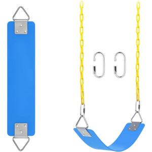imageAGPTEK Blue Swing Set Bundle with 1 Pack Blue Swing Seat Replacement