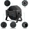 imageDJ Lights HAKUTA 36 LED Stage Lights RGB DJ LED Par Lights Sound Activated Stage Lights Remote and DMX Controlled DJ Uplights for Wedding Birthday Christmas Music Show and Dance Party 2 Packs