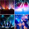 imageHAKUTA Spider Moving Head Lights LED Stage Light RGBW 4in1 Moving Head Light Compatible DMX512 with 4 Control Modes for Parities Concert Performance Stage Club Bar and Wedding Ceremony