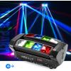 imageHAKUTA Spider Moving Head Lights LED Stage Light RGBW 4in1 Moving Head Light Compatible DMX512 with 4 Control Modes for Parities Concert Performance Stage Club Bar and Wedding Ceremony