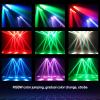 imageHAKUTA Spider Moving Head Lights LED Stage Light RGBW 4in1 Moving Head Light Compatible DMX512 with 4 Control Modes for Parities Concert Performance Stage Club Bar and Wedding Ceremony