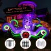 imageCAMULAND Halloween Decorations Outdoor Halloween Inflatable Blow Up Witch Pouring Magic Water Decor with Builtin LED Lights Trick or Treat for Indoor Lawns Yards Party Home65FT Giant Octopus