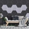 image12 Packs Acoustic Absorption Panels AGPTEK 118 x 102 x 035 Inches Hexagon Absorption Panel Acoustic Soundproofing Insulation Panel TilesGreat for Wall Decoration and Acoustic TreatmentDeep Grey