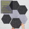 image12 Packs Acoustic Absorption Panels AGPTEK 118 x 102 x 035 Inches Hexagon Absorption Panel Acoustic Soundproofing Insulation Panel TilesGreat for Wall Decoration and Acoustic TreatmentDeep Grey