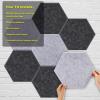 image12 Packs Acoustic Absorption PanelsAGPTEK 118x 102 x 035 Inches Hexagon Absorption PanelAcoustic Soundproofing Insulation Panel TilesGreat for Wall Decoration and Acoustic TreatmentSliver Grey