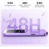 image32GB MP3 Player with Bluetooth 53 AGPTEK A09X 24quot Screen Portable Music Player with Speaker Lossless Sound with FM Radio Voice Recorder Supports up to 128GB Purple