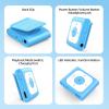 imageAGPTEK 64GB Clip MP3 Player with Bluetooth A53PL Portable Music Player with FM Radio Shuffle No Phone Needed for Sports BlueBlue