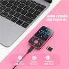 imageAGPTEK 64GB MP3 Player with Clip A65 Bluetooth 53 Lossless Sound with FM Radio Voice Recorder for Sport Running Supports up to 128GB TF Card BlackRose Red