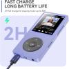 imageAGPTEK A02 MP3 Player with Bluetooth 53 18 inch Screen Portable Music Player with Speaker FM Radio Voice Recorder Supports Expanded Up to 128GBBlack 32GBPurple