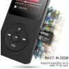 imageAGPTEK A02 MP3 Player with Bluetooth 53 18 inch Screen Portable Music Player with Speaker FM Radio Voice Recorder Supports Expanded Up to 128GBBlack 32GBBlack