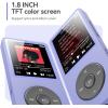 imageAGPTEK A02 MP3 Player with Bluetooth 53 18 inch Screen Portable Music Player with Speaker FM Radio Voice Recorder Supports Expanded Up to 128GBBlack 32GBPurple