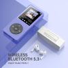 imageAGPTEK A02 MP3 Player with Bluetooth 53 18 inch Screen Portable Music Player with Speaker FM Radio Voice Recorder Supports Expanded Up to 128GBBlack 32GBPurple
