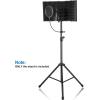 imageAGPTEK Microphone Wind Screen Bracket Stand with Adjustable and NonSlip Tripod Base Suit for Large Microphone Isolation Shield  Black