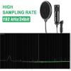imageAGPTEK USB Microphone USB Microphone Kit 192KHz24Bit USB Condenser Podcast Streaming Microphone with Table Mic Stand Pop Filter and Wind Foam for Skype YouTube Gaming Karaoke and PC